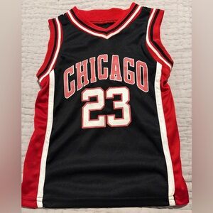 Chicago Bulls Baby 3T Jersey Michael Jordan #23 Mesh Sleeveless Black V-neck NBA
